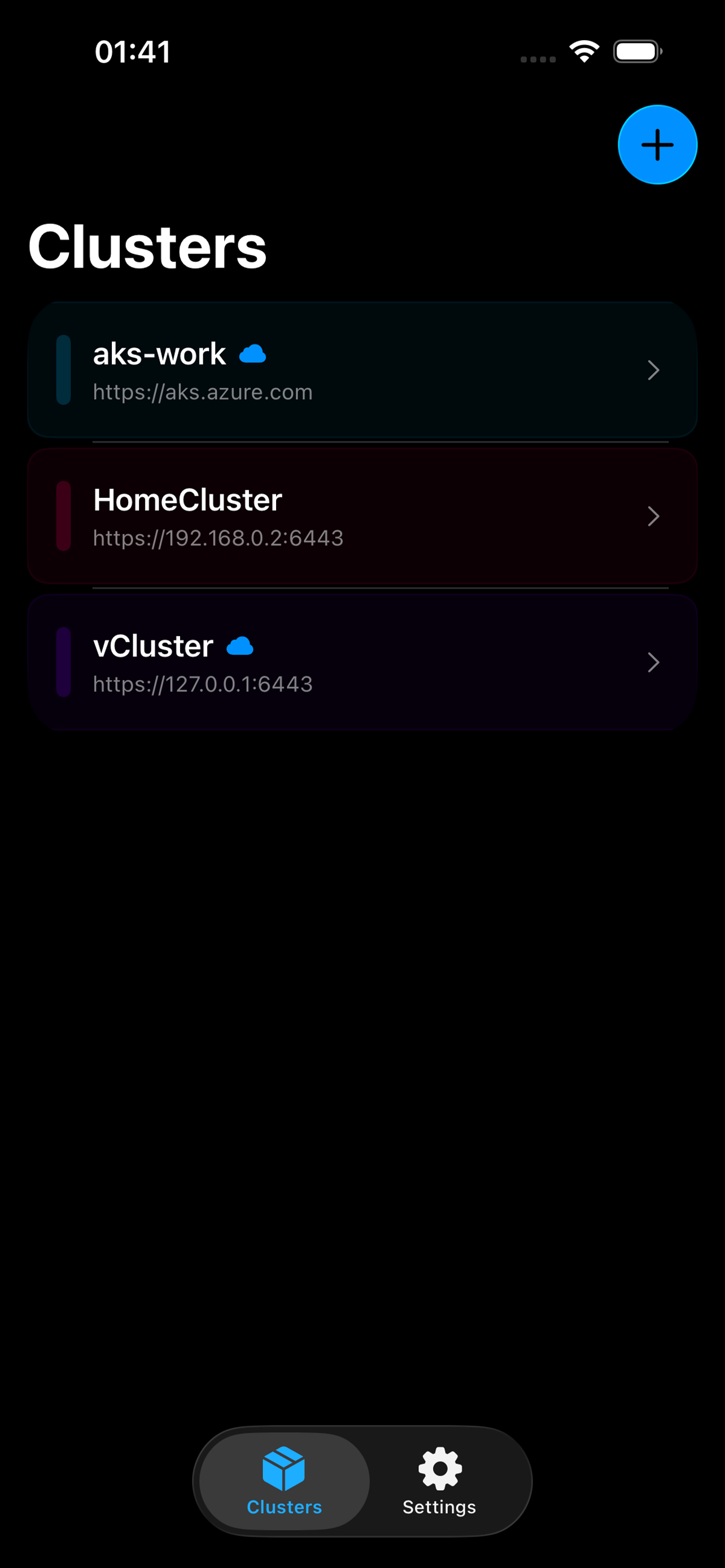 Ploigos running on iPhone